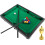 Juego de mesa de billar interactivo en miniatura con taco de bolas 1
