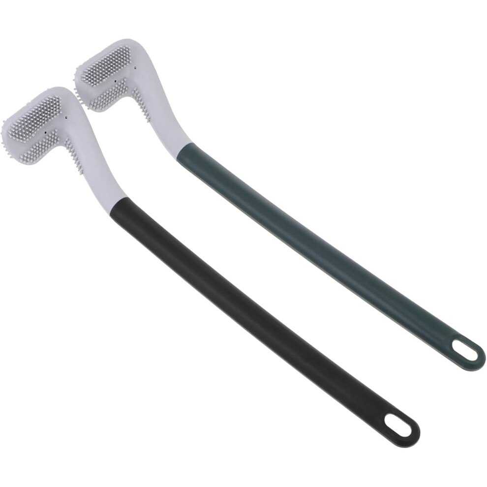 Juego De Cepillos De BañO Con Mango Largo, 2 Piezas, Herramientas De Limpieza-image