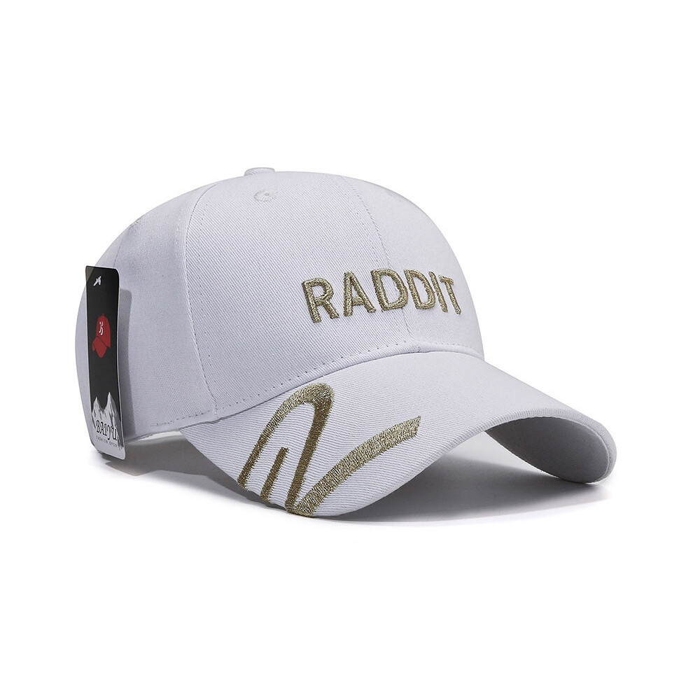 (White) Raddit Embroidery Letter Baseball Cap Outdoor Sun Breathable Protection Hat-image-OPC-PGKY7MK-NEW