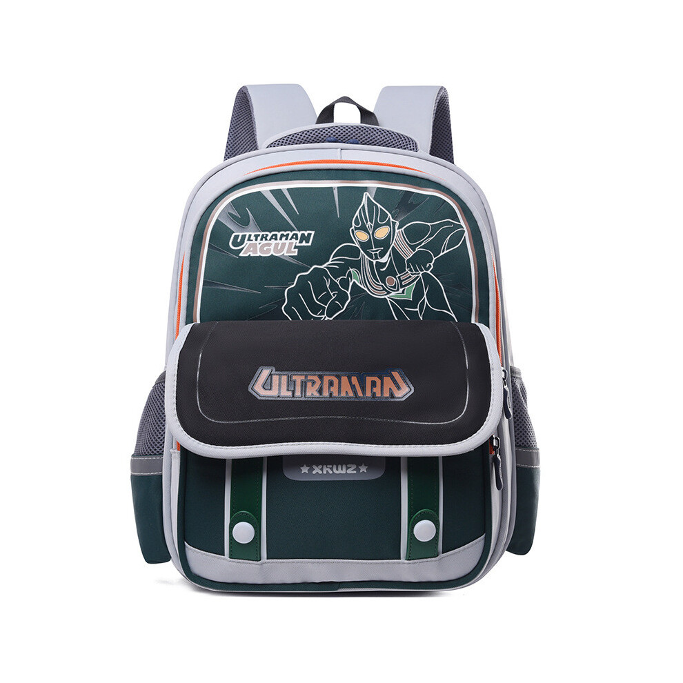 (Gray) Backpack Kuromi Ergonomic Ultraman School Bag Cartoon Waterproof Unisex Kid Gift-image-OPC-PGKY7X5-NEW