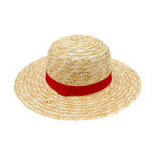 (Khaki Adult) One Summer Piece Monkey D Luffy Straw Hat Women Girl Outdoor Sunshade Beach Cap