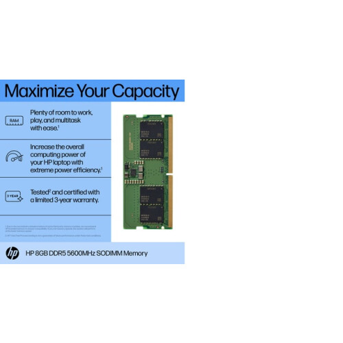 HP HP 8GB DDR5 5600 SODIMM MEMORY 2