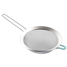 SUNWUKIN 304 Filtre din o?el inoxidabil cu plasa fina pentru strecuratoare de bucatarie - Skimmer cu mner Sita pentru alimente Ceai Orez Ulei Fi