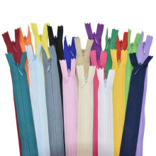 Cremallera invisible de nailon de 22 pulgadas, 40 piezas para sastre, costura, artesanνa, herramientas de artesanνa, prendas de vestir, 20 colore