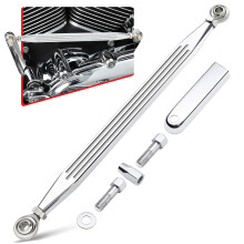 Amazicha Chrome Shift Linkage kompatibel til Harley Davidson Softail Dyna Road King Electra Glide Street Glide Touring 1980-2024