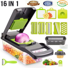 16 in 1 Vegetable Chopper Salad Fruit Mandolin Slicer Food Peeler