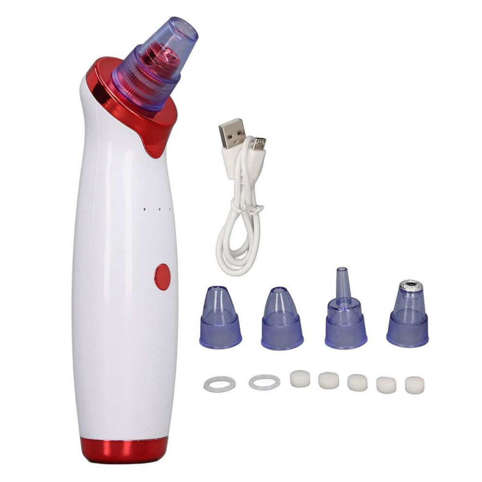Electric Blackhead Removal Machine Rechargeable Vacuum Facial Pore Cleaner Acne Whitehead Extractor