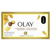 Olay Beauty Bar Ultra Feuchtigkeit mit Sheabutter Seife, 3,17 Unzen (12 Riegel), Verpackung kann variieren