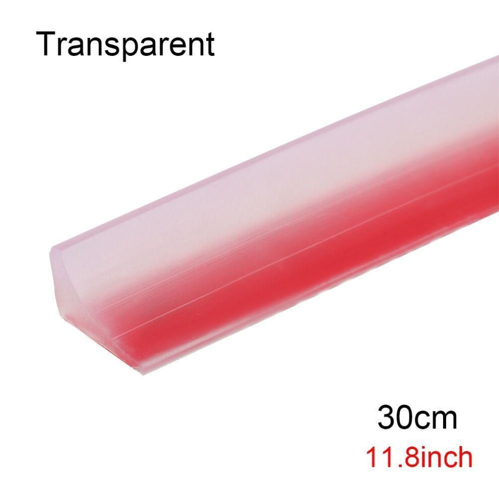 (transparent, 30cm) Shower Dam Silicone Water Stopper Self-Adhesive Water Retaining Strip Door Bottom Sealing Strip