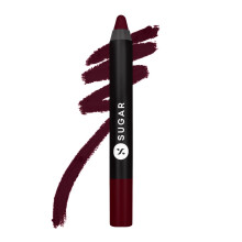 SUGAR Cosmetics Matte As Hell Crayon-Lippenstift ? 24 Rachel Berry (Deep Berry)