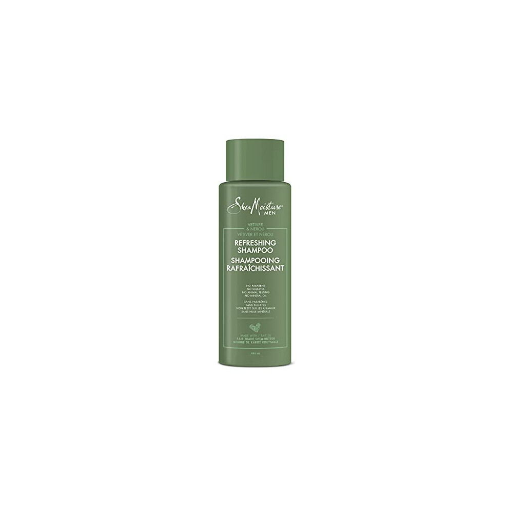 SHEA MOISTURE Men's Shea Refreshing Shampoo  15 FZ