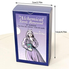 80 Sheets Tarot Deck Links Between Alchemical Symbolism And Traditional Imagery 12*7cm The Alchemical Tarot Renewed 6th Editiona