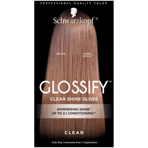 Schwarzkopf Schwarzkopf Glossify Prisp   sobiteln    farba Gloss Clear