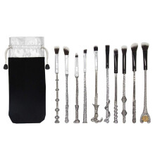 Tryllestav makeup b?rster s?t - ARALOR 10 stk tryllestav s?t makeup b?rster til kvinder