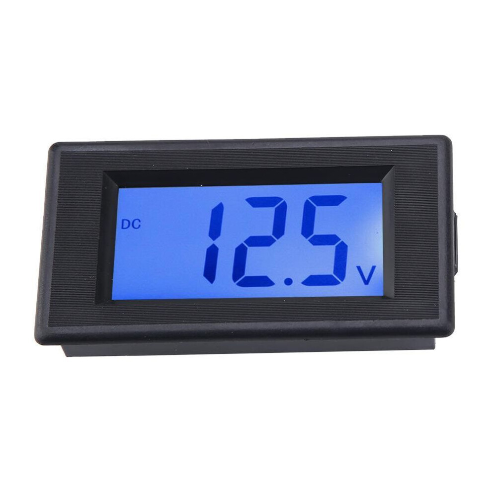 430v Two Wire Lcd Display Voltmeter Digital Voltage Power Tester With Blue Screen Backlight