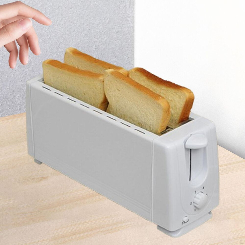Bread Toaster 4 Slices Compact Uk Plug Panini Maker For Snacks Baking Bagels
