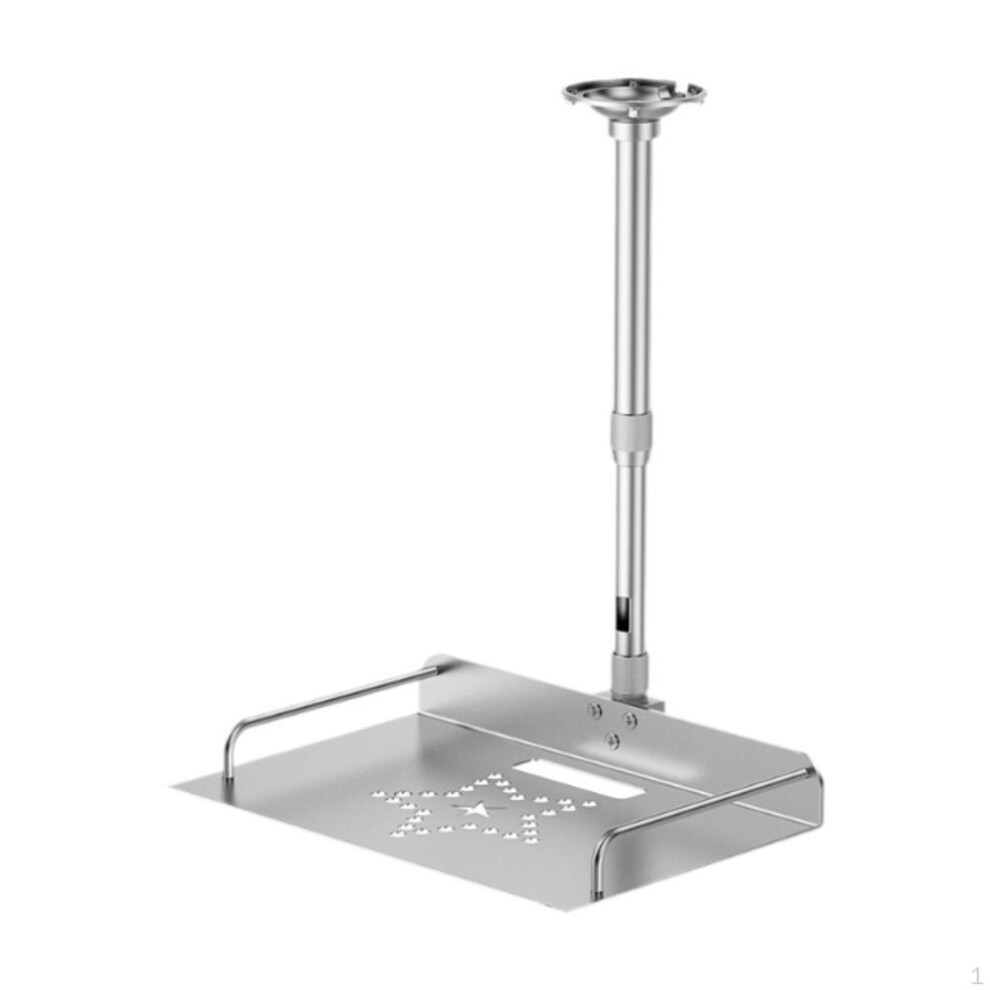 Projector Ceiling Mount With Tray Wall/ceiling Mounting 7.8-15.8" Adjustable Height Universal For