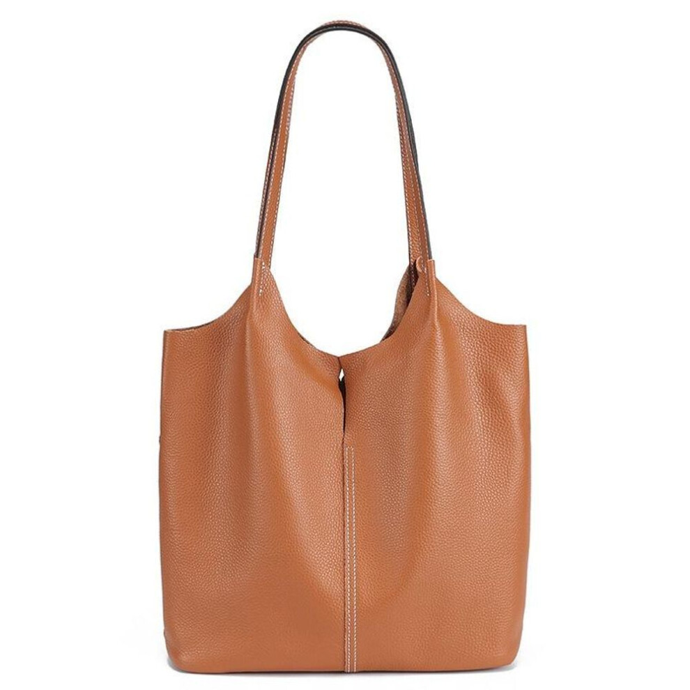 (as the picture) Tote Bag Large Capacity Women's All-in-one Shoulder Bag Advanced Sense Commuter Fashion Bucket Bag