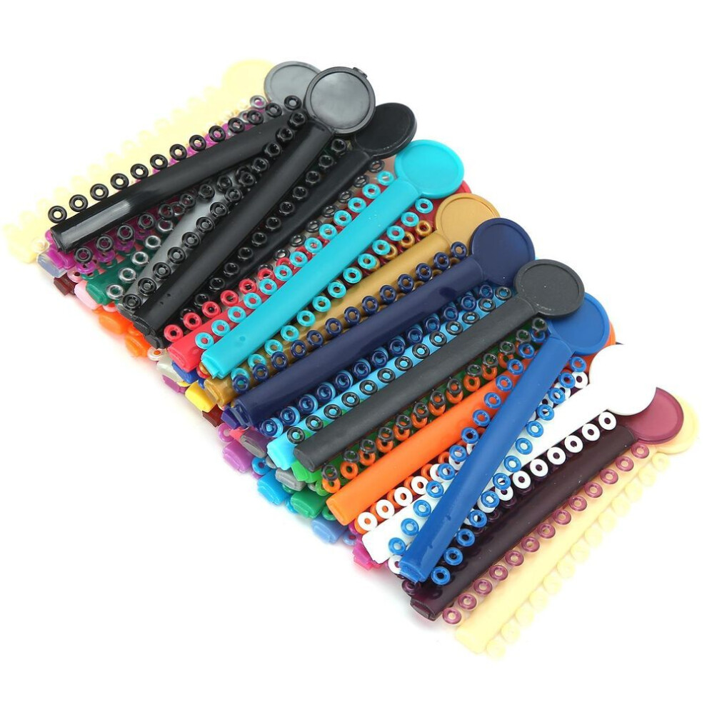 40pcs Dental Ligature Ties Dental Teeth Braces Orthodontic Brackets Supply Accessory