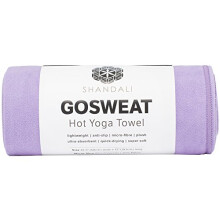 Hot Yoga Shandali GoSweat prosop de mna din microfibra din piele intoarsa violet premium super absorbanta pentru sala de fitness Bikram Pilates