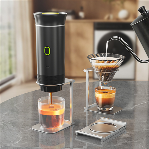 Portable Espresso Coffee Machine for Car & Home Camping Coffee Maker