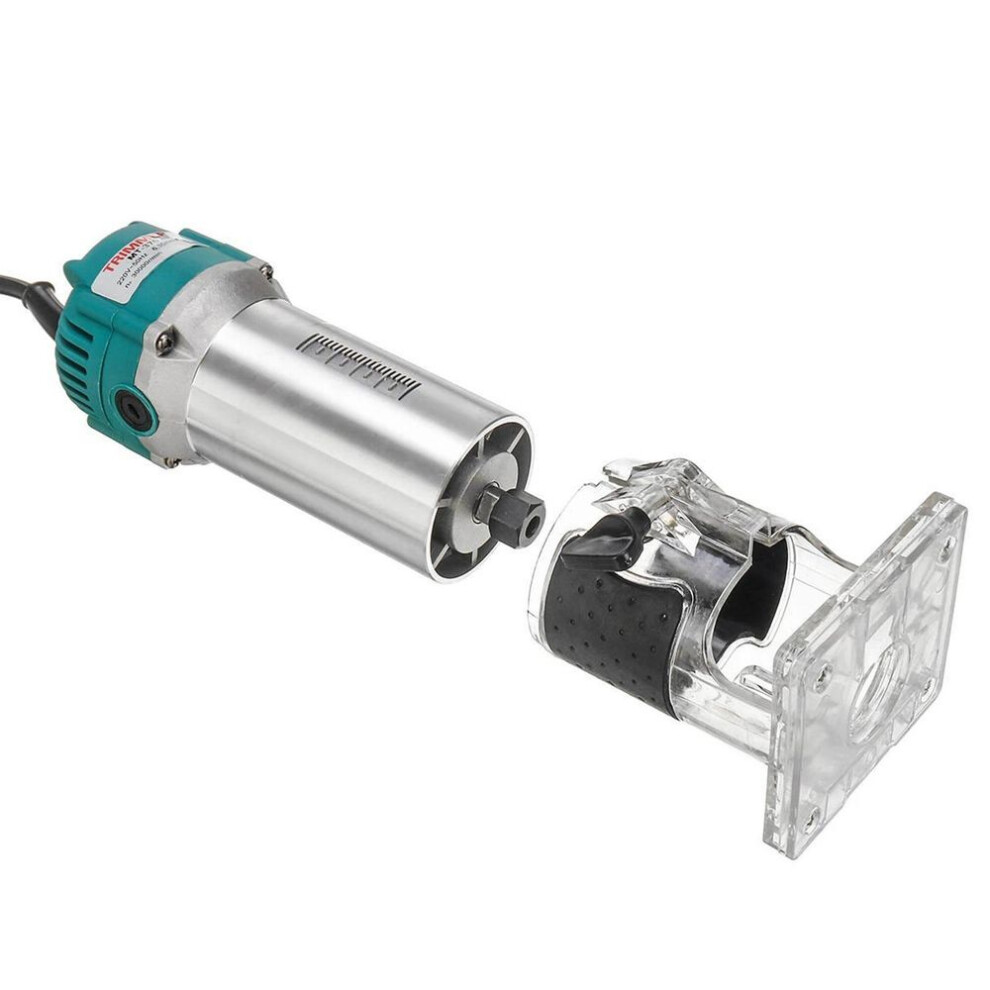 Electric Router Kit Compact Wood Router Tool Woodworking Slotting Milling Chamfering Set Eu Plug