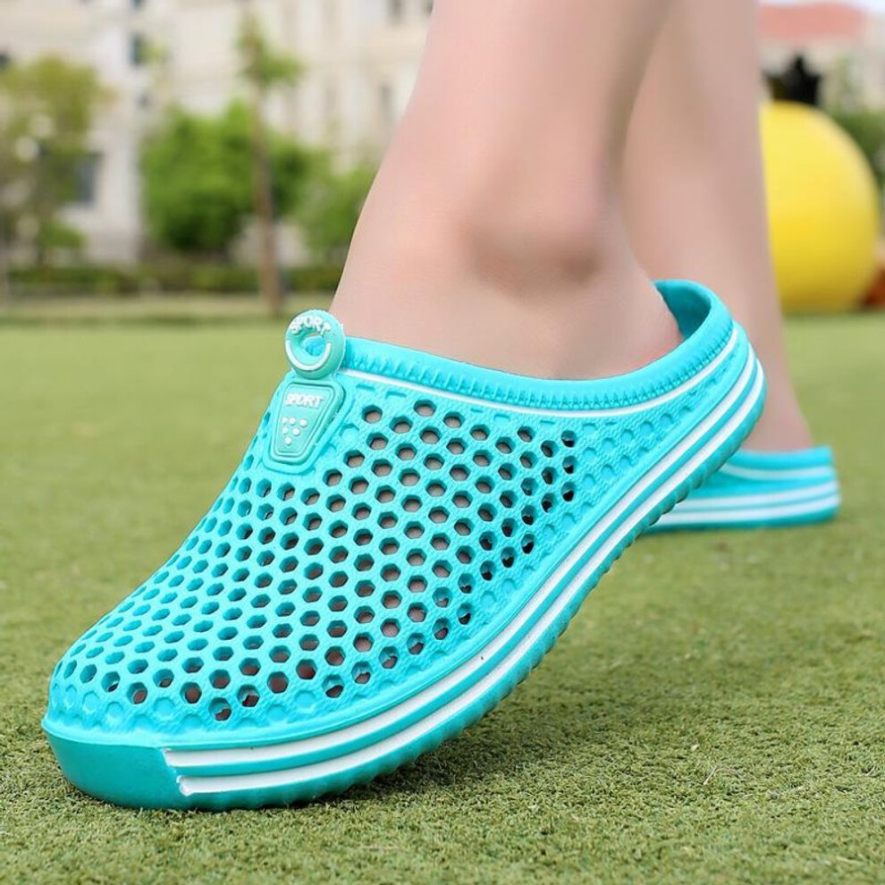 (as the picture, 39) Men's Summer Breathable Outdoor Half Slippers Sandals Casual Beach Flip Flops