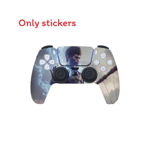 (Style C) 2PCS Black Myth Wukong Ps5 Controller Sticker Multiple Patterns Pvc Material Stick