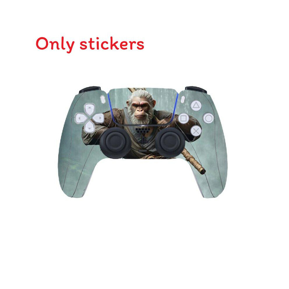 (Style E) 2PCS Black Myth Wukong Ps5 Controller Sticker Multiple Patterns Pvc Material Stick-image-OPC-PGM2X2W-NEW
