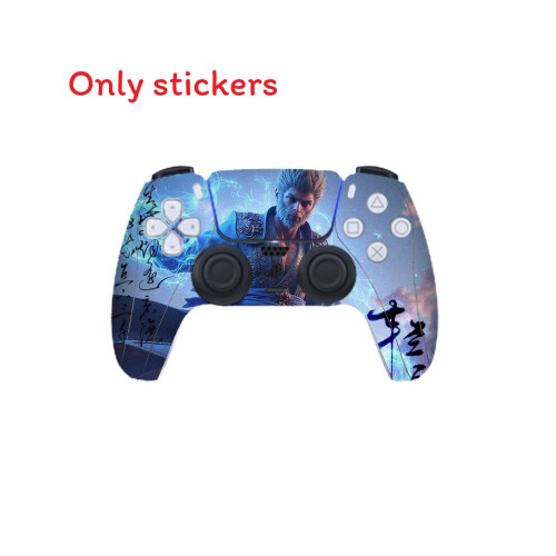 (Style Q) 2PCS Black Myth Wukong Ps5 Controller Sticker Multiple Patterns Pvc Material Stick