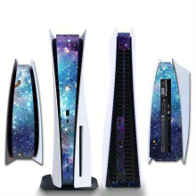 (D) Middle Stickers Skin For Ps5 Disc/digital Edition Console Protective Shell Replacement Decoration Strip For Ps5 Accessories