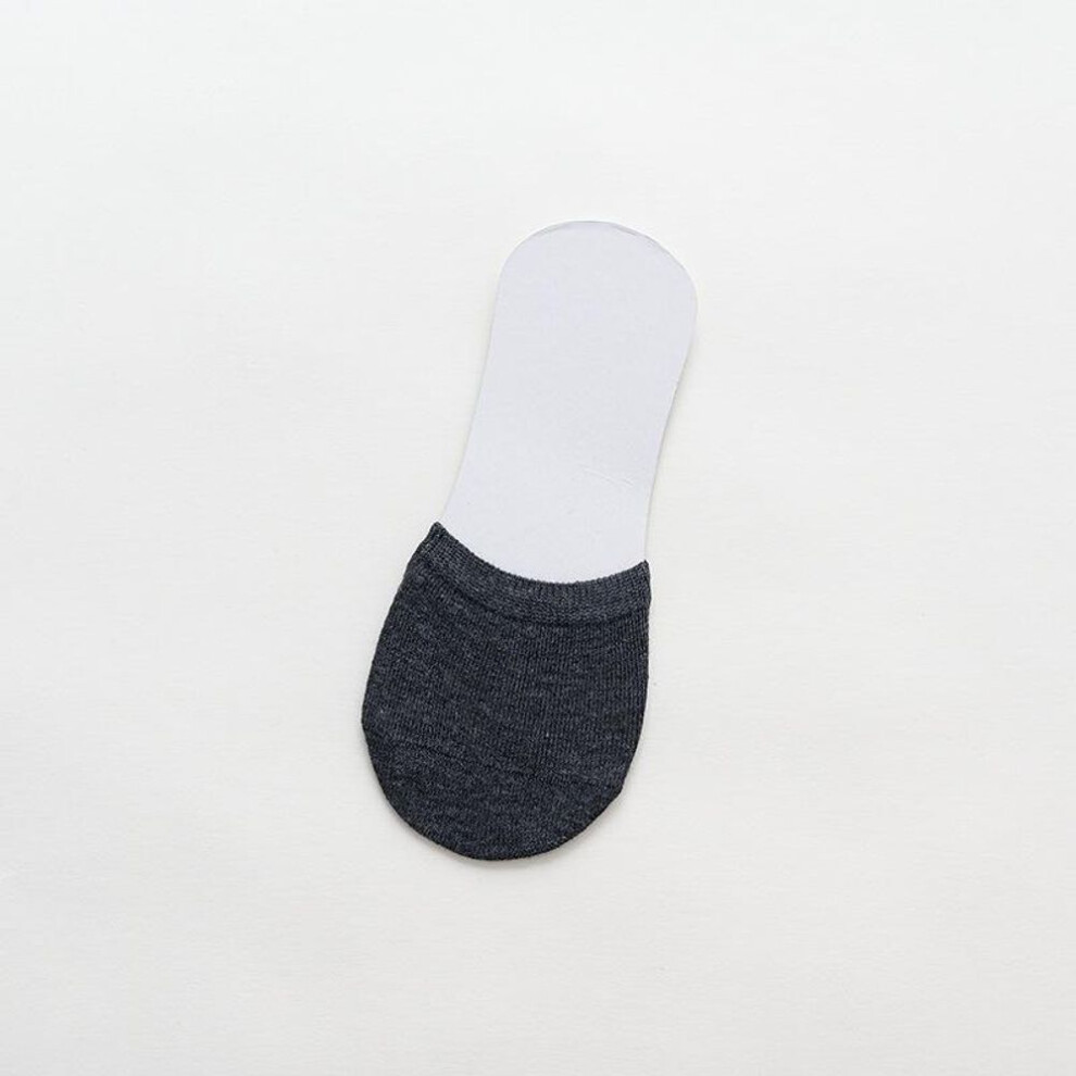 (grey, One size) Toe Topper Socks No Show Liner Half Socks for Women Seamless Grip Non Slip Socks Hidden Toe Covers Socks