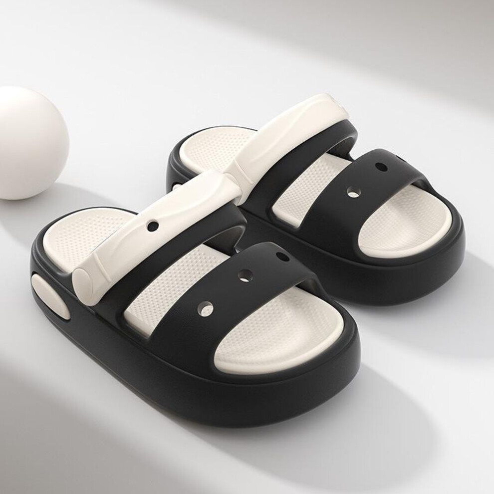 (black, 24-25) Eva Summer Children's Sandals & Slippers For Boys And Girls - Soft, Lightweight Kids' Beach Shoes