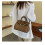 Litchi Pattern Lock Platinum Bag 2