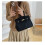 Litchi Pattern Lock Platinum Bag 2