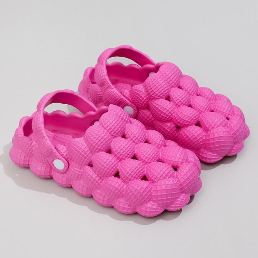 (rose red, 44/45) Women's Autumn Thick-soled Non-slip Eva Sandals For Indoor And Outdoor Use