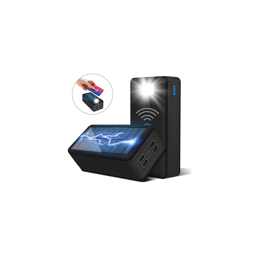 10000mAh Solar Power Charger 4USB External Battery Fast Charging