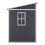 Living And Home 4*8ft Outdoor Plastic Garden Storage Shed 4