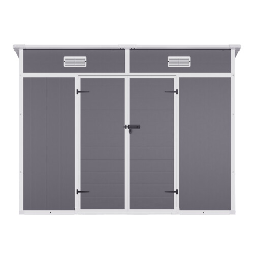 Living And Home 4*8ft Outdoor Plastic Garden Storage Shed 2