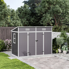 4*8ft Outdoor Plastic Garden Storage Shed