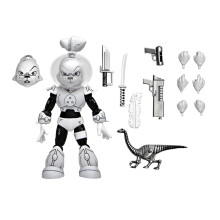 Figurita de acción - NECA - Usagi Yojimbo - Escala 1:7 - Blanco y negro - Para adultos a partir de 14 años