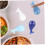 Cute Animal Chopstick Rests 4τμχ Φάλαινα Κεραμική θήκη για ξυλάκια 6