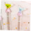 Marine Stirrer 2 Pack Γυάλινα Σουβλάκια Γοργόνας ουράς για μπαρ και κουζίνα 7