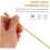 Coffee Stirrer Fun Design Πολύχρωμο αναδευτήρα ποτών Κουτάλι για τσάι με χυμό τσαγιού 3