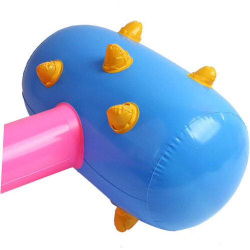 Hammer Toy 2τμχ Πολύχρωμα Pvc Φουσκωτά Σφυριά Διασκεδαστικά Παιχνίδια για Ιδανικό 1
