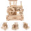 1 σετ Simulation Harvester Jigsaw Models Τρισδιάστατο παζλ DIY Model Toys 7
