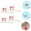 4 τμχ Blowpipe Blowing Ball Παιχνίδι Floating Ball για πλαστικό 3