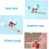 4 τμχ Blowpipe Blowing Ball Παιχνίδι Floating Ball για πλαστικό 5