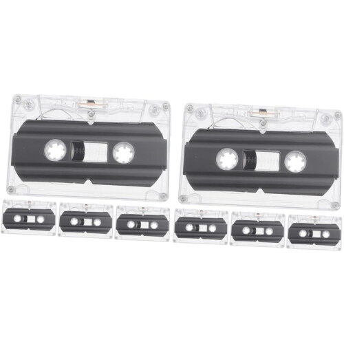 8 τμχ Ταινία κασέτα Blank Diy Empty Cassette Tapes Κασετόφωνο Υλικό Αξεσουάρ χειροτεχνίας