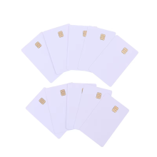 10PCS Smart IC Cards SLE 4442 Chip Blank PVC IC Cards ISO7816